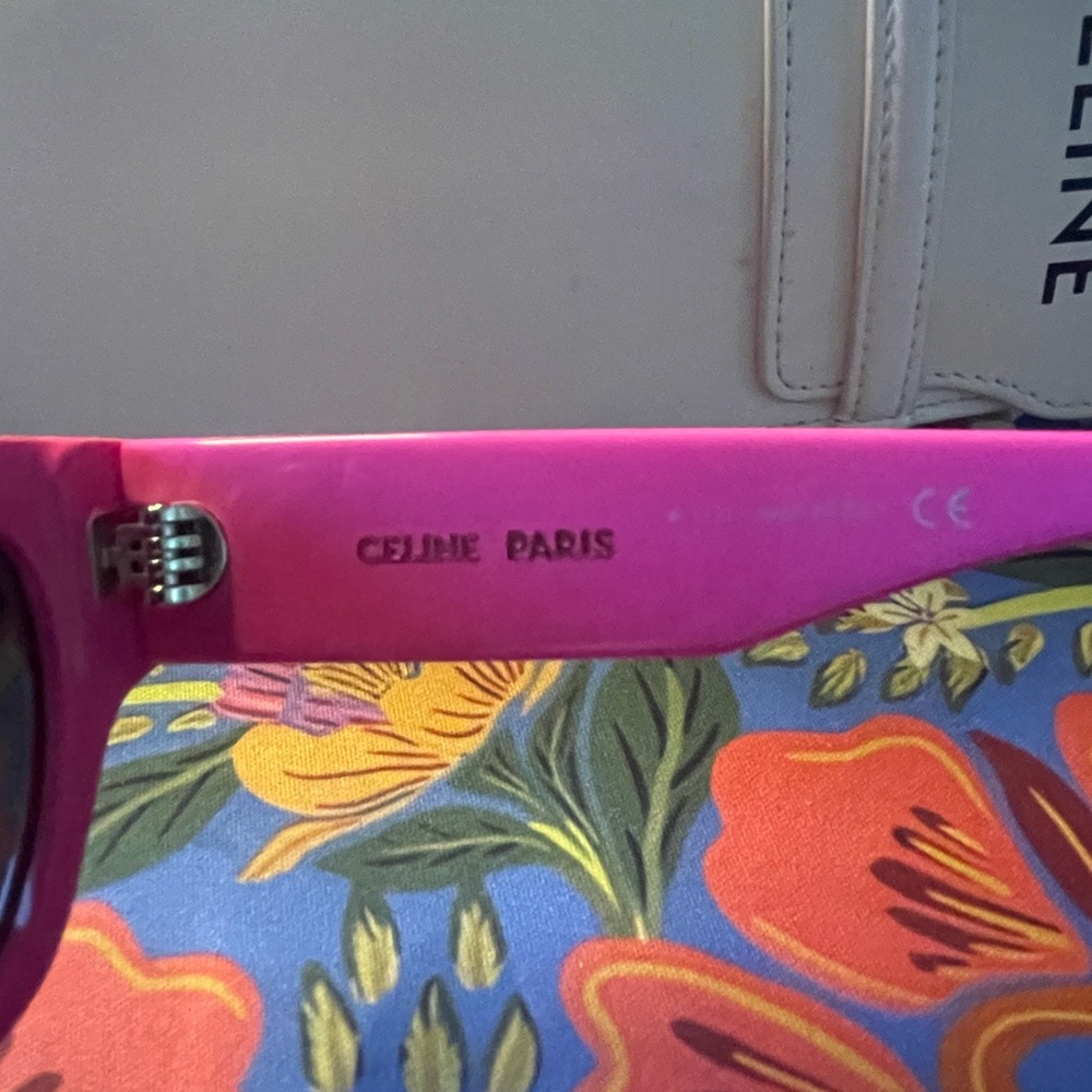 Celine Pink Sunglasses with Celine Carrying Bag - Picture 8 of 9
